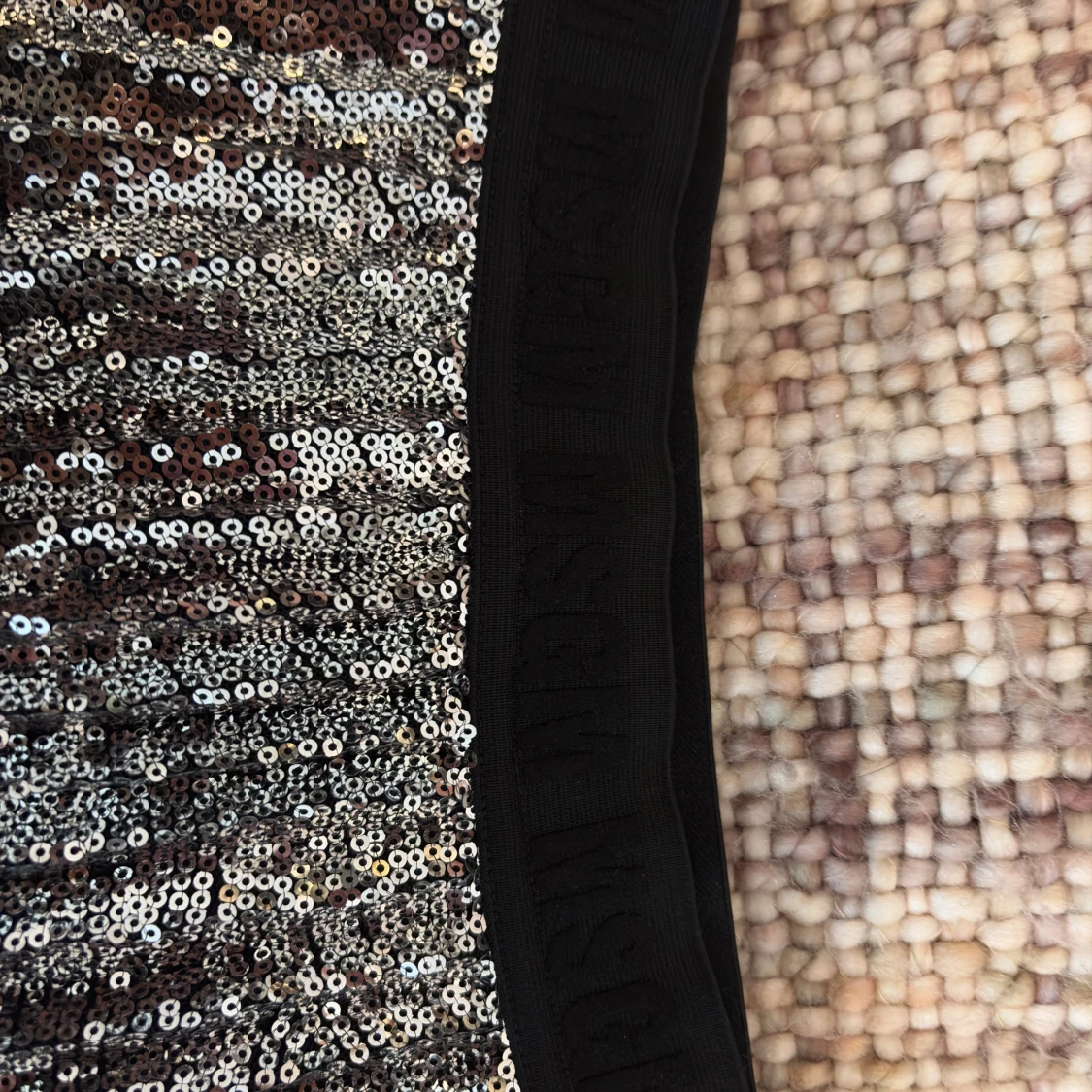 Glittrig silverkjol med paljetter MSGM - 1