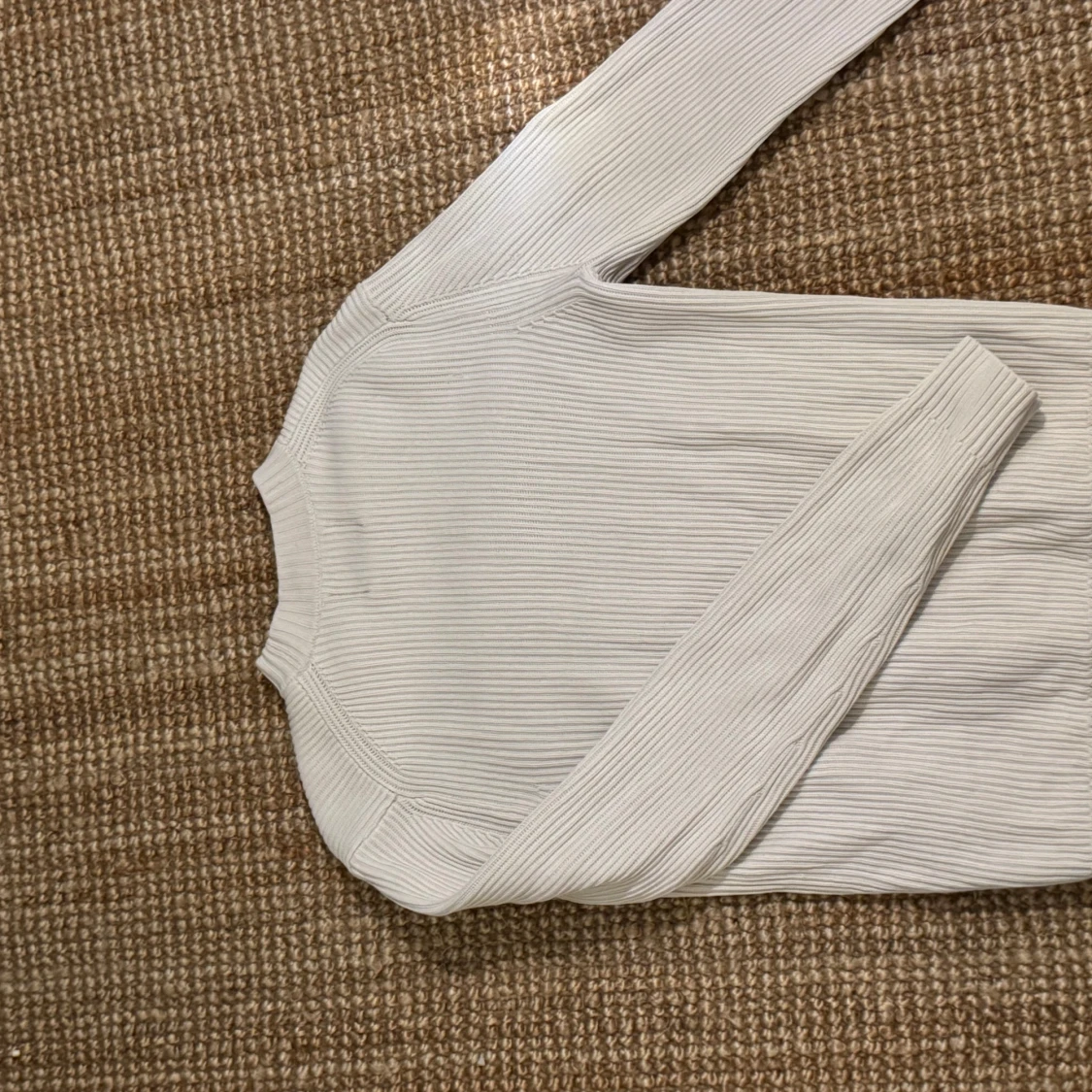 Vit ribbad tröja från These Glory Days - 2