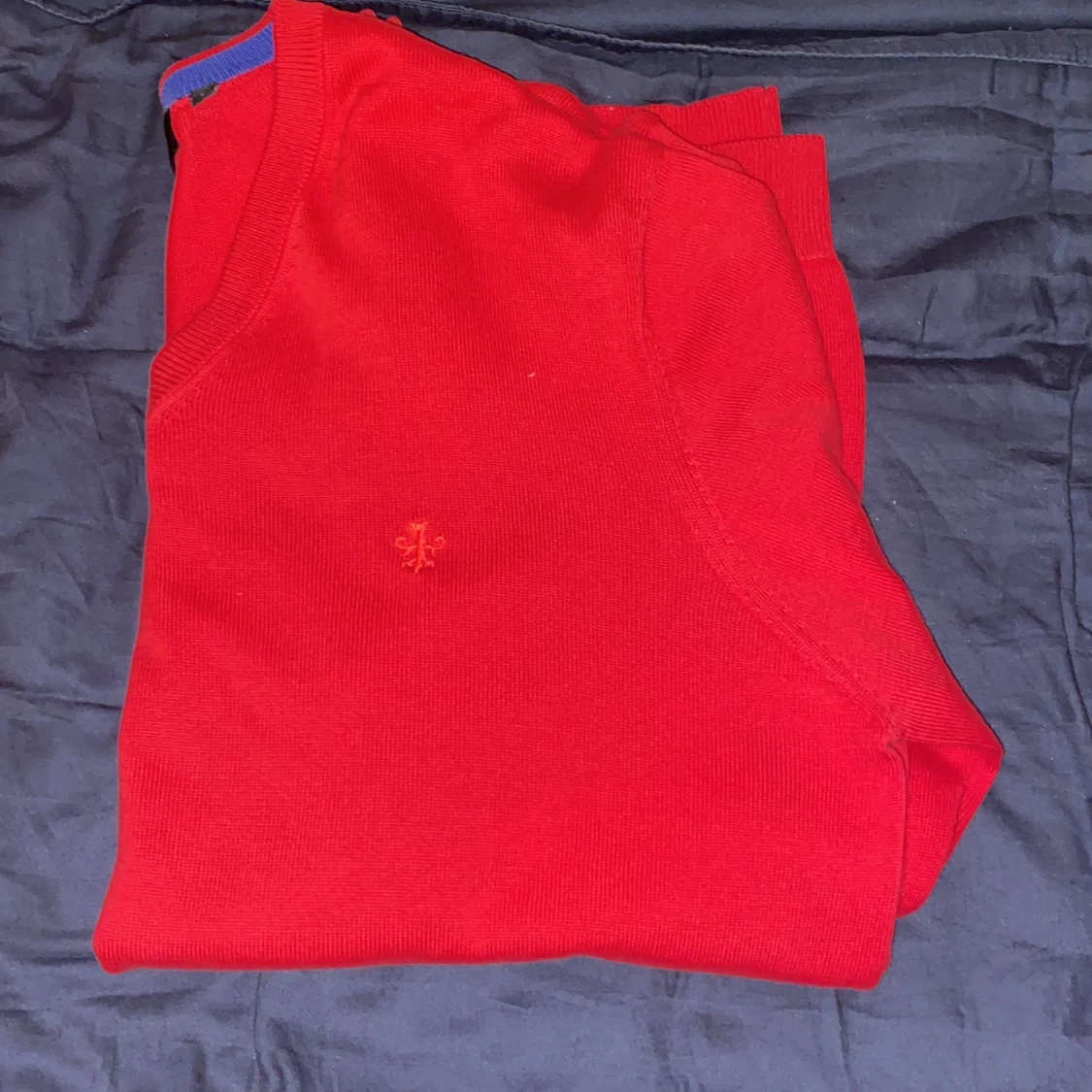 Riley | Röd Stickad Tröja | L  - 3