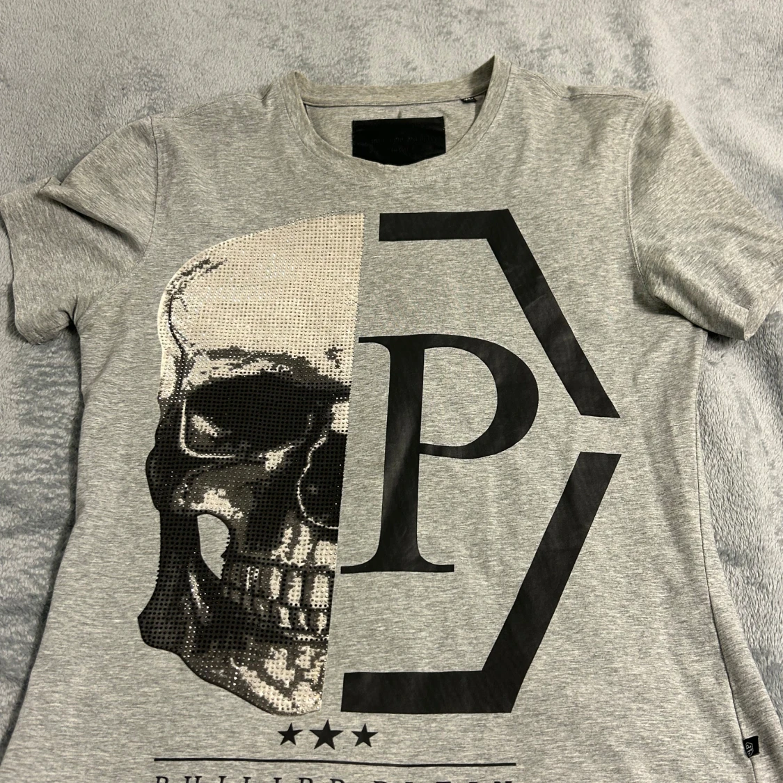 Grå philip plein tshirt