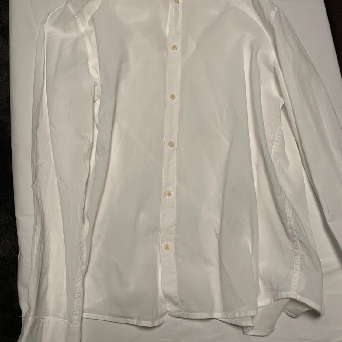 Vit långärmad skjorta från Zara