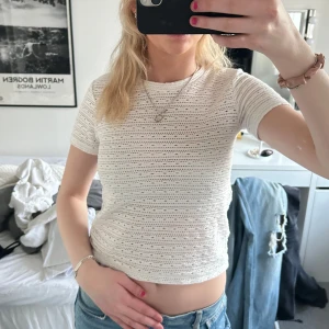 Vit kortärmad topp - Såå söt