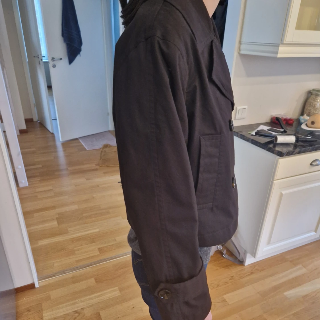 Brun kort kappa från Massimo Dutti - 91