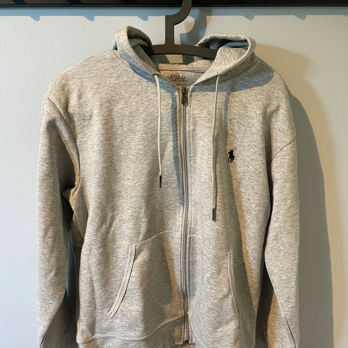 Ralph Lauren Zip Hoodie Grå - Strl S - 92