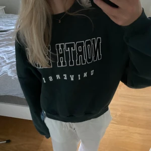 Grön sweatshirt  - Använd men ändå i ganska bra skick