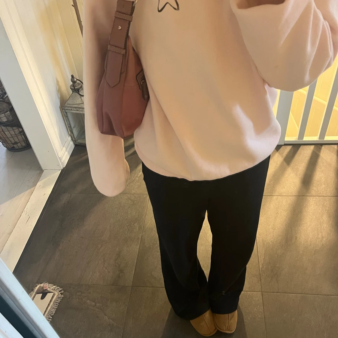 Vintage rosa väska  - 91