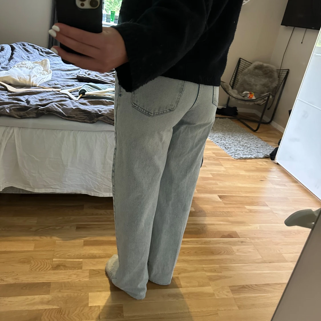 Ljusblåa jeans  - 90