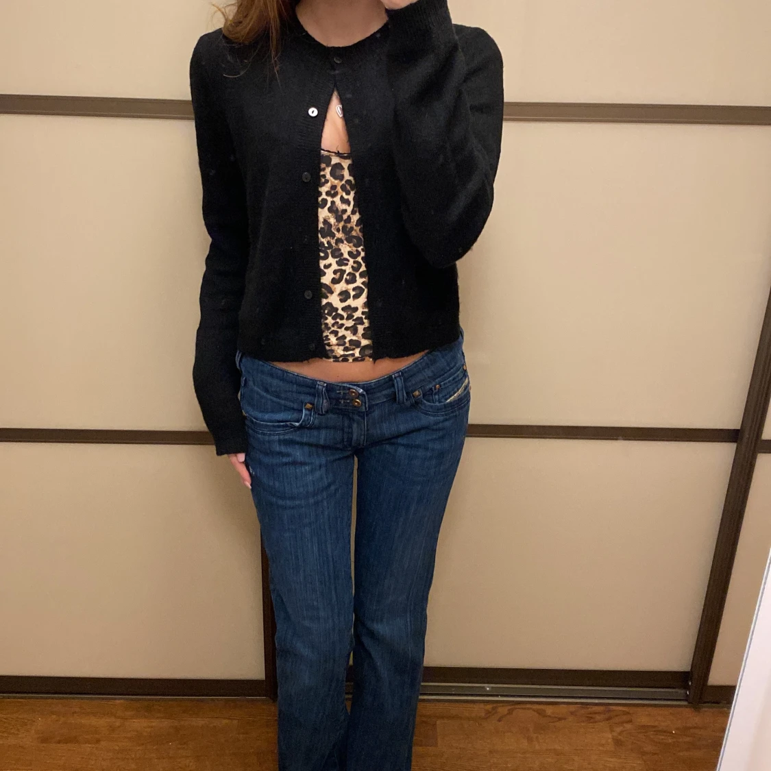 Lågmidjade jeans