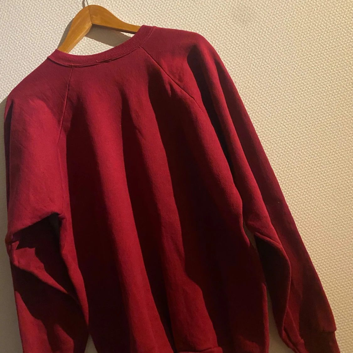 Röd tröja i bomull och polyester - 90