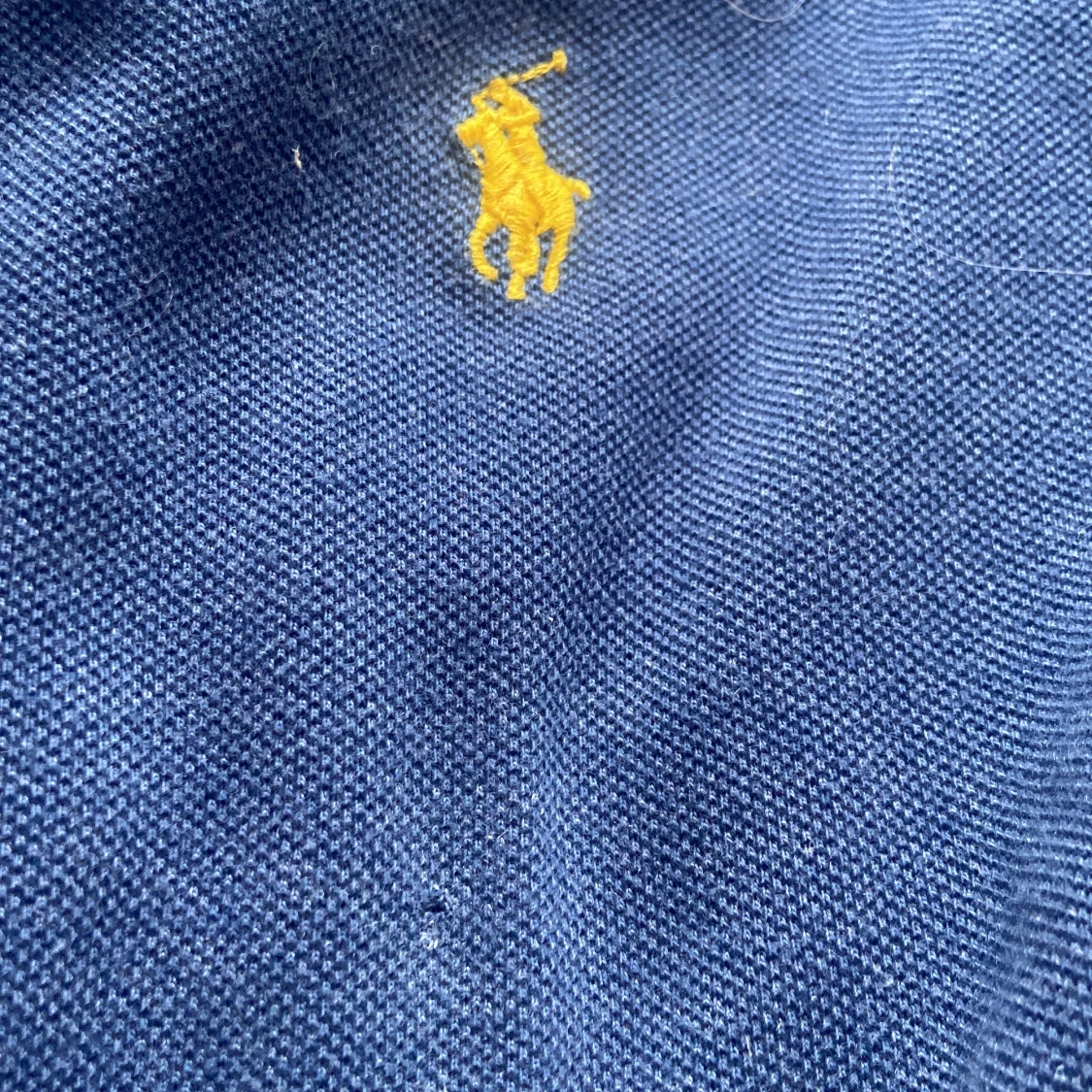 Blå pikétröja från Ralph lauren - 93