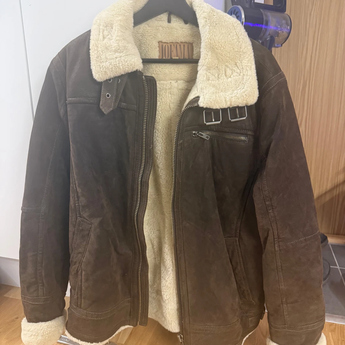 Brun skinnjacka från Jofama - 91