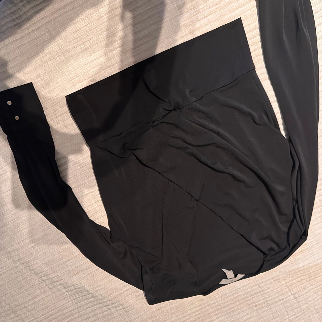 Svart långärmad topp från Gymshark