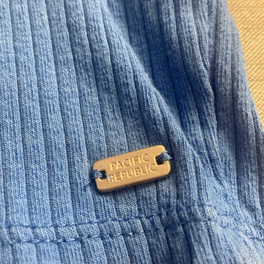 Blå ribbad topp från Pull&Bear - 93