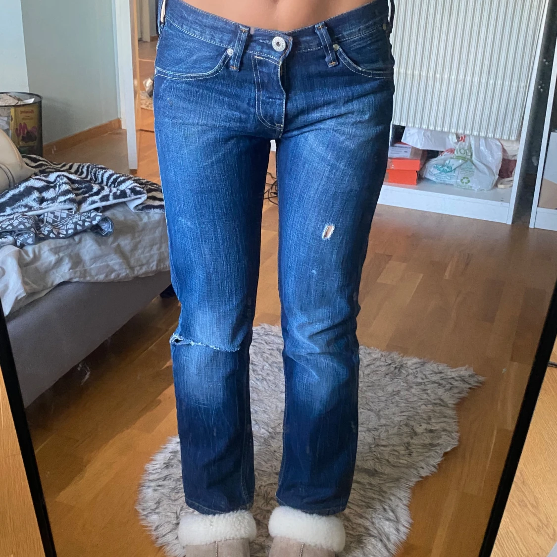 Lågmidjade Levis jeans