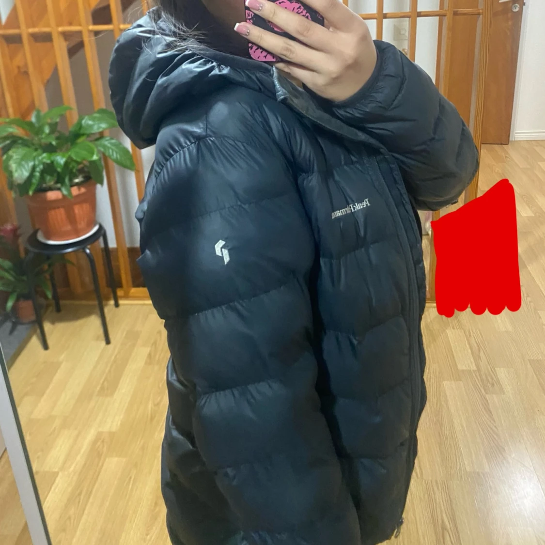 Svart peak performance jacka  - 91