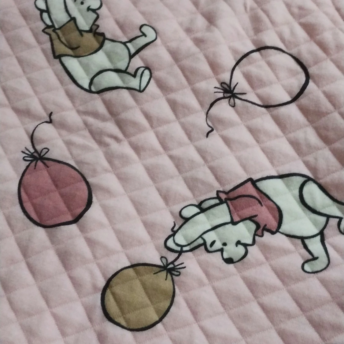 Rosa quiltad byxdress från H&M x Disney - 1