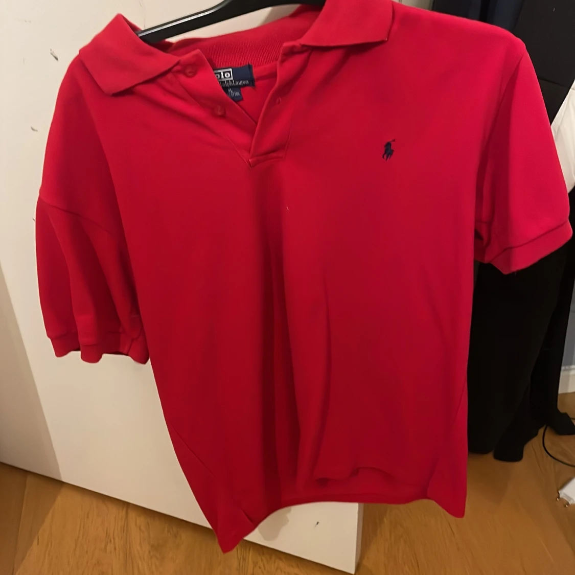 Röd pikétröja från Ralph Lauren