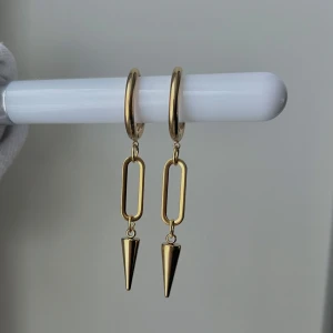 Guld örhängen  - Rostfri stål 