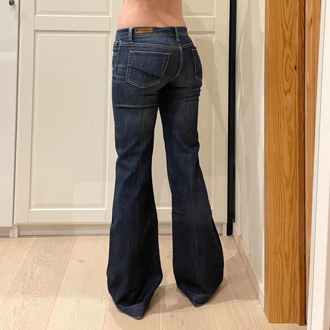 Lågmidjade bootcut jeans🤩
