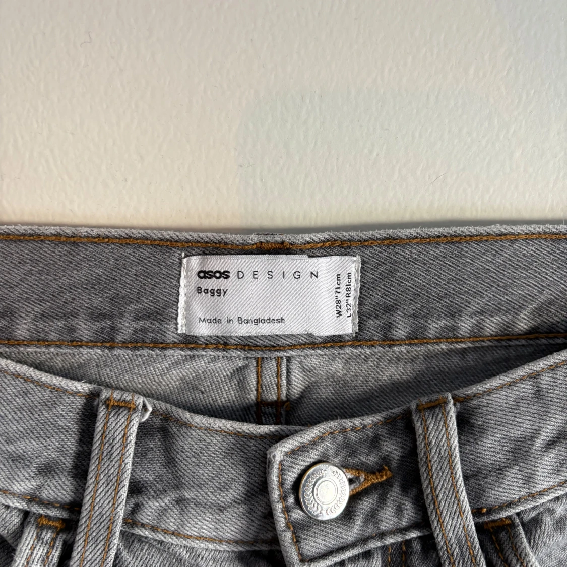 Grå baggy jeans - 2