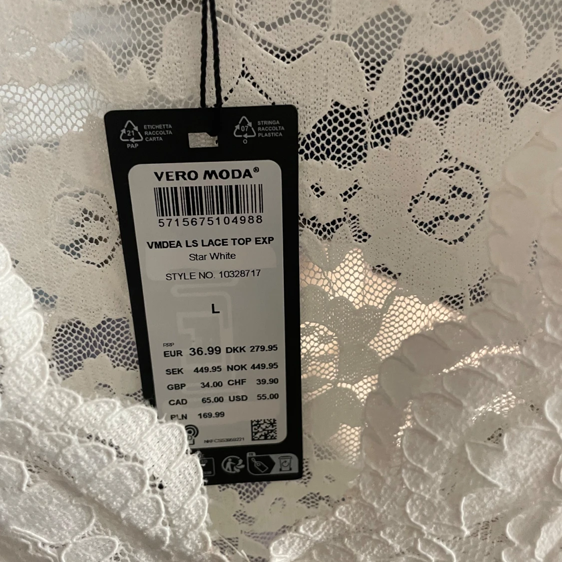 Spets-topp veromoda  - 90