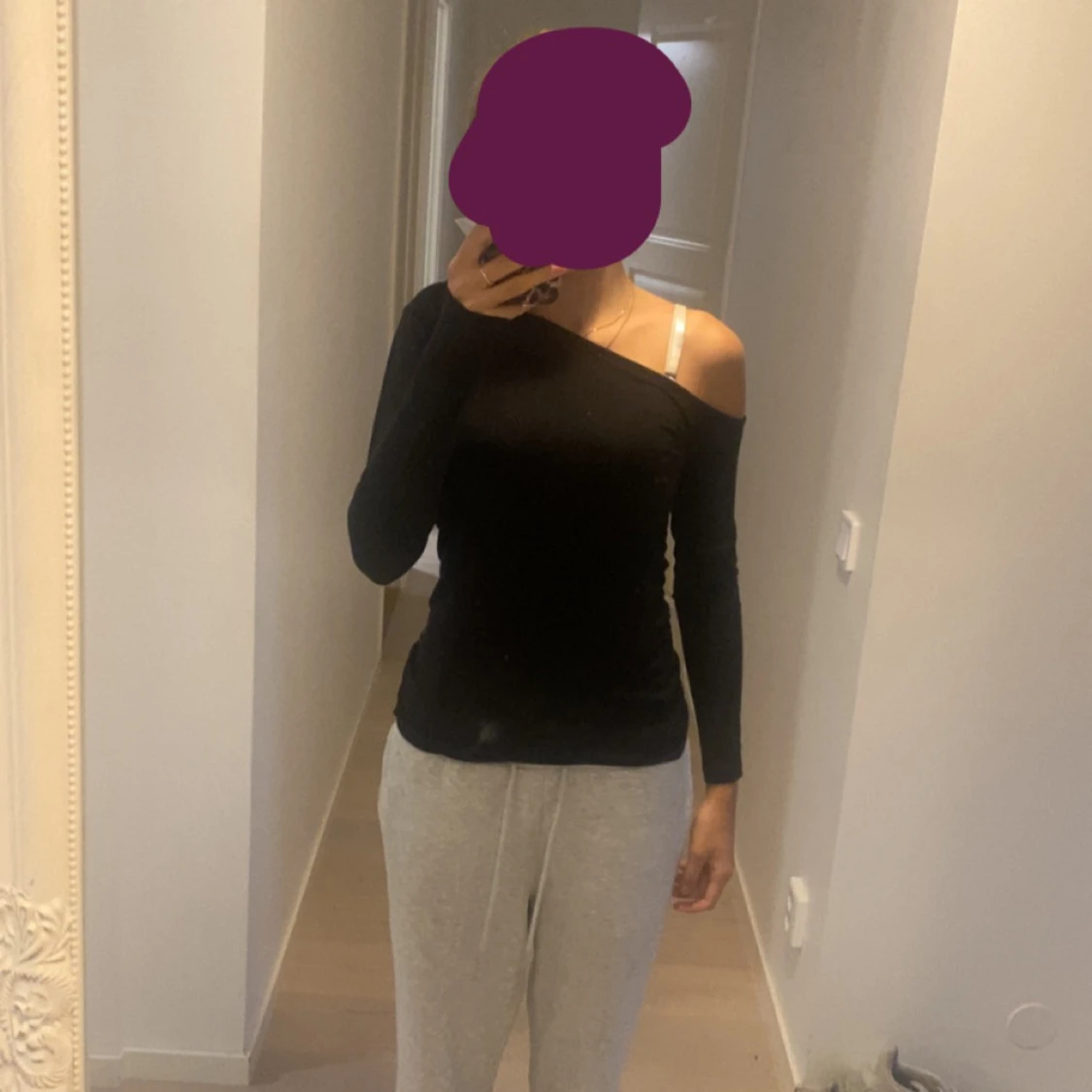 Tunn enaxel tröja - 90