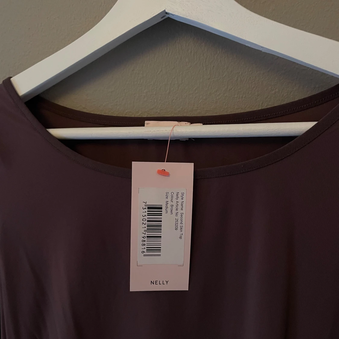 Brun långärmad topp från Nelly - 2