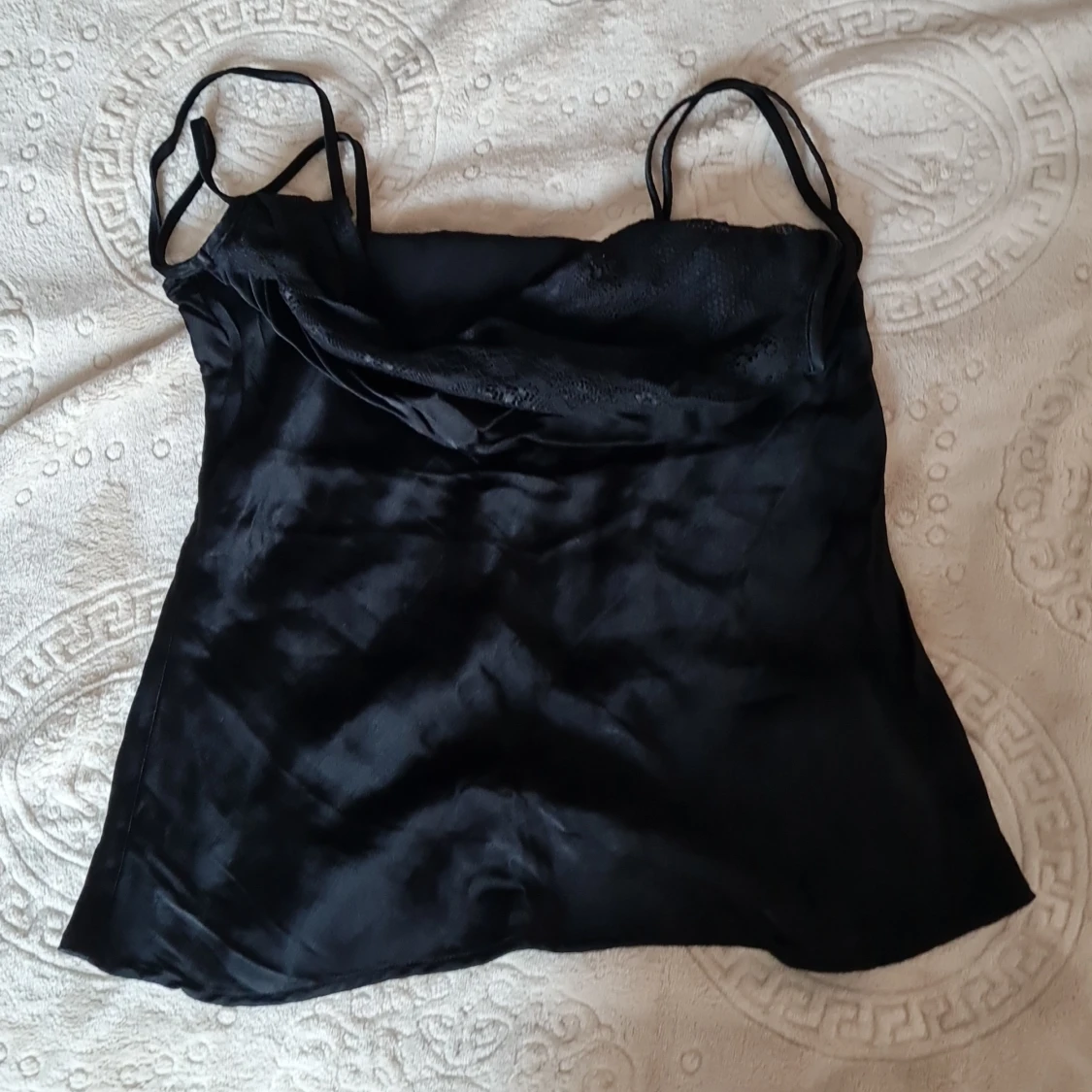 Svart satinlinne från Zara - 2