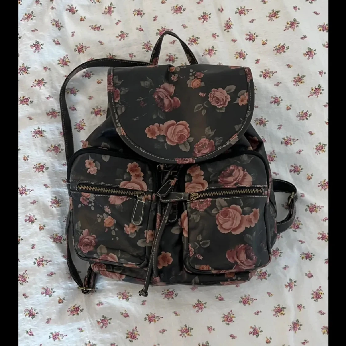 Blommig Ryggsäck