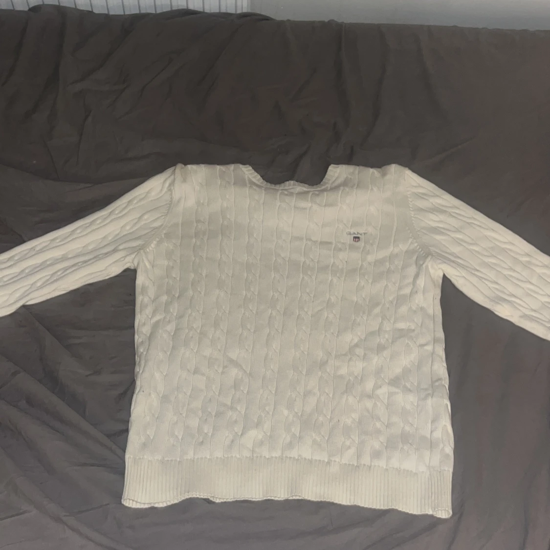 Vit gant tröja