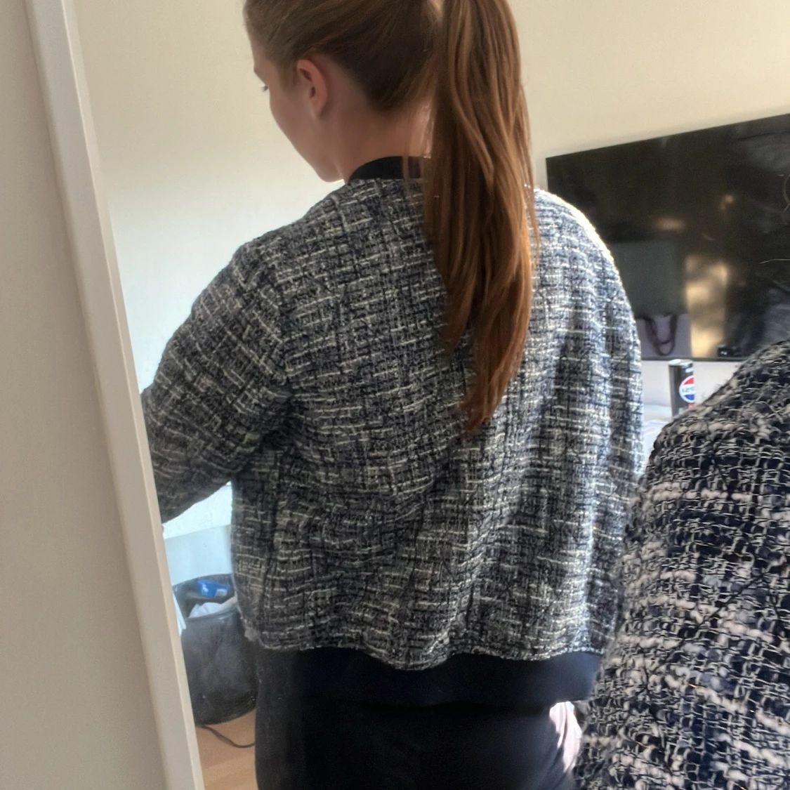 Blå bomberjacka - 91