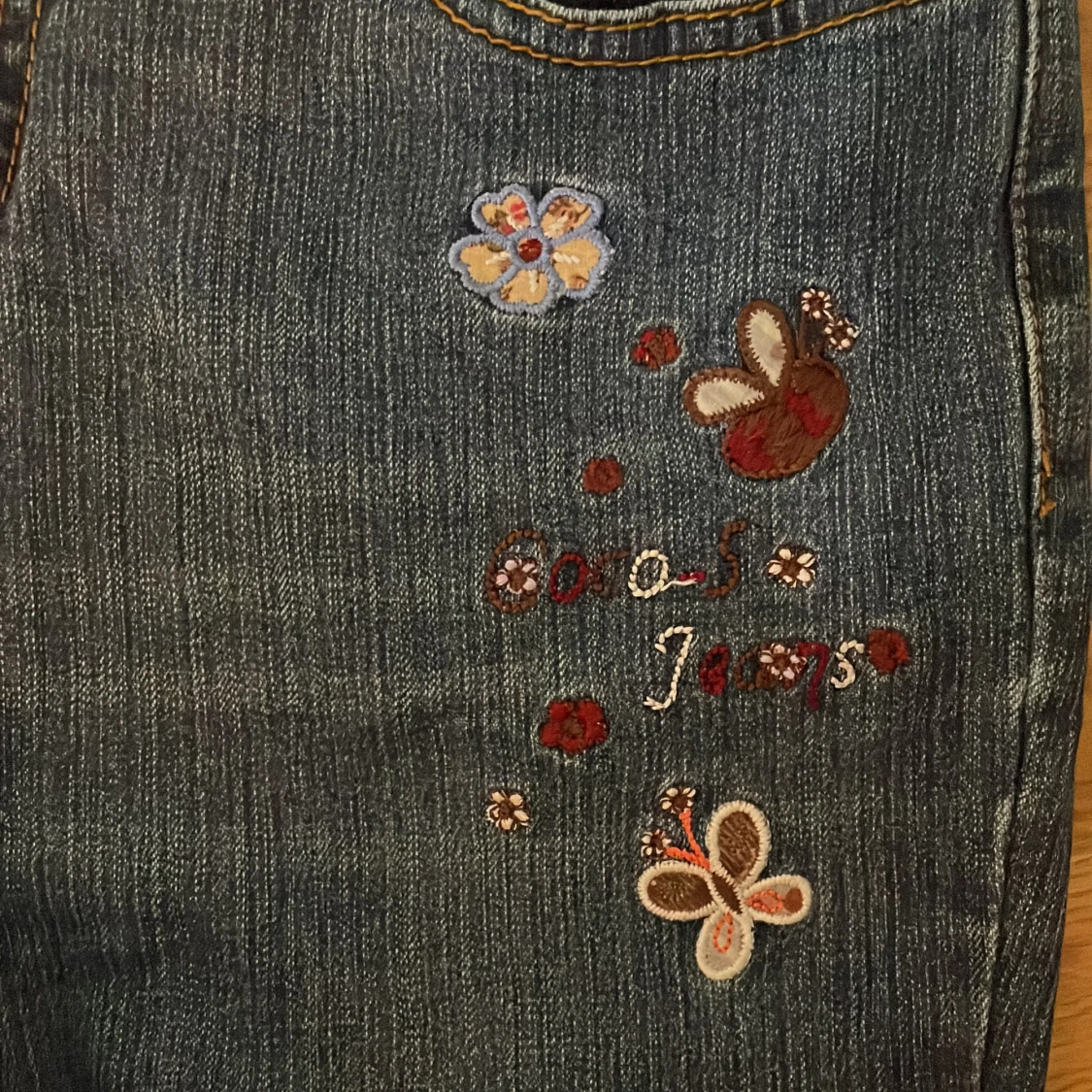 Bootcut blomjeans - 93