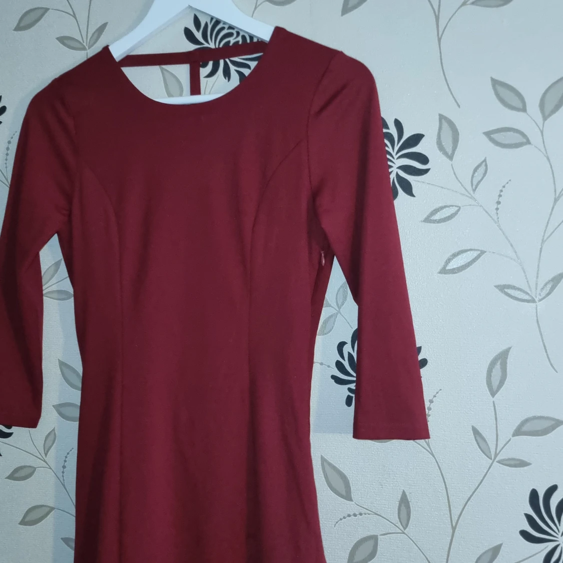 Vinröd klänning från NLY One, Strl: S/36, fest jul - 90