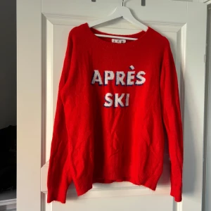 Stickad tröja - Stickad tröja Apres ski Après ski after ski tröja röd stickad