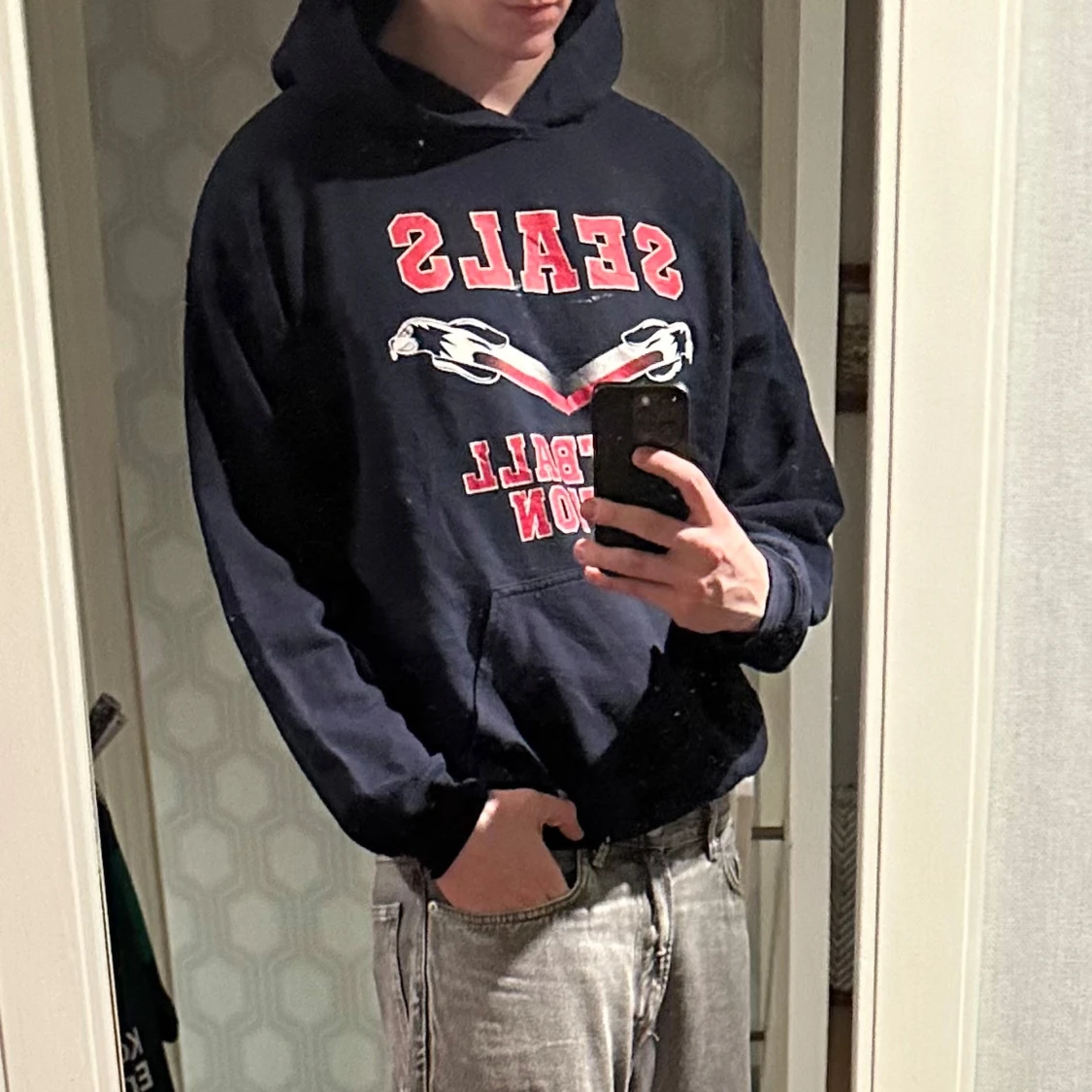 Vintage college hoodie - 90