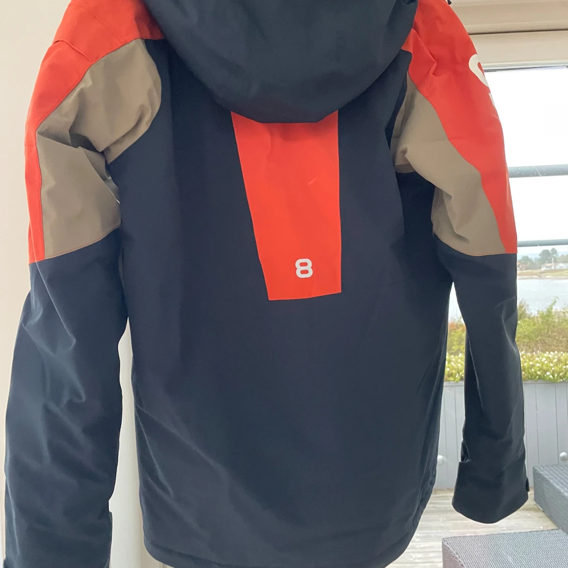 8848 Skidjacka Mörkblå Orange Beige (Matchande byxor på köpet) - 90
