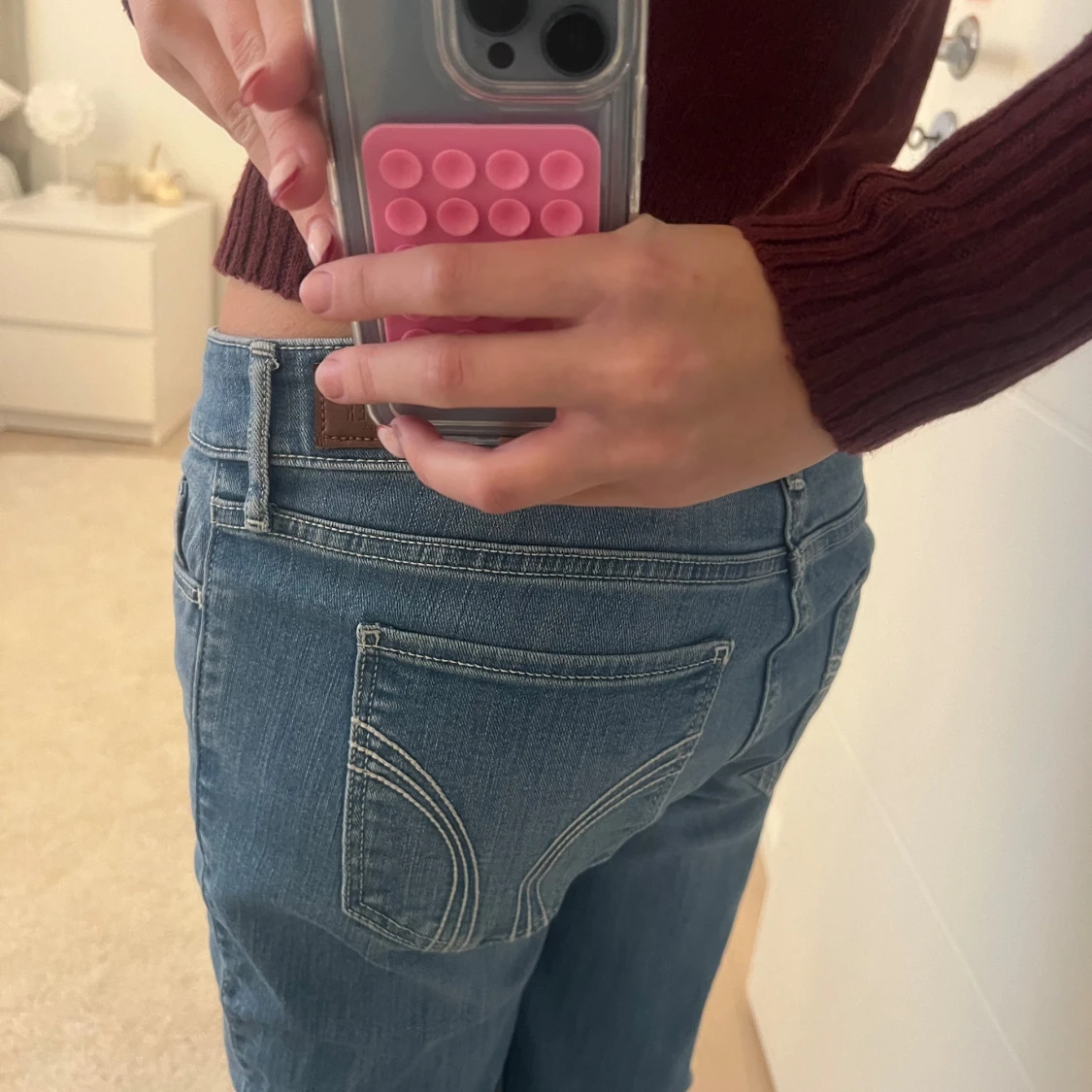 Lågmidjade bootcut jeans Hollister  - 92