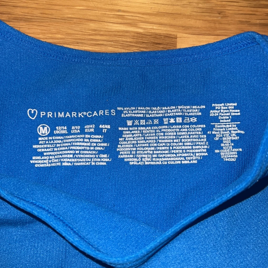 Blå linnetopp från Primark - 2