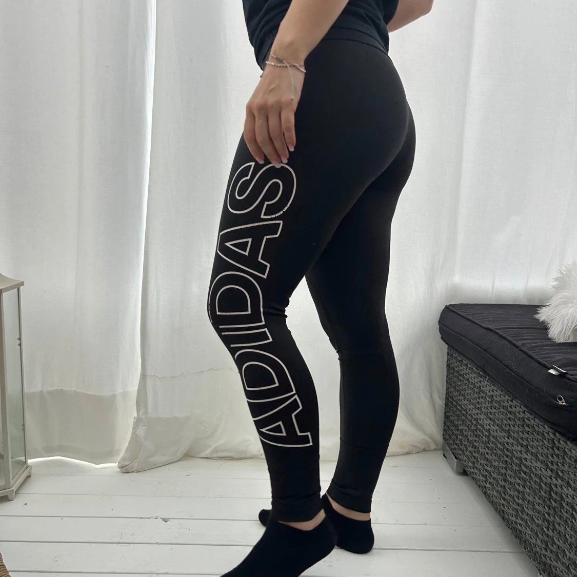 Svarta träningsbyxor från Adidas - 2