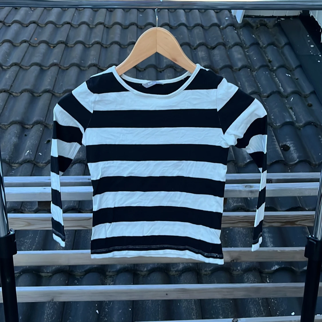 Randig långärmad tröja från Lindex