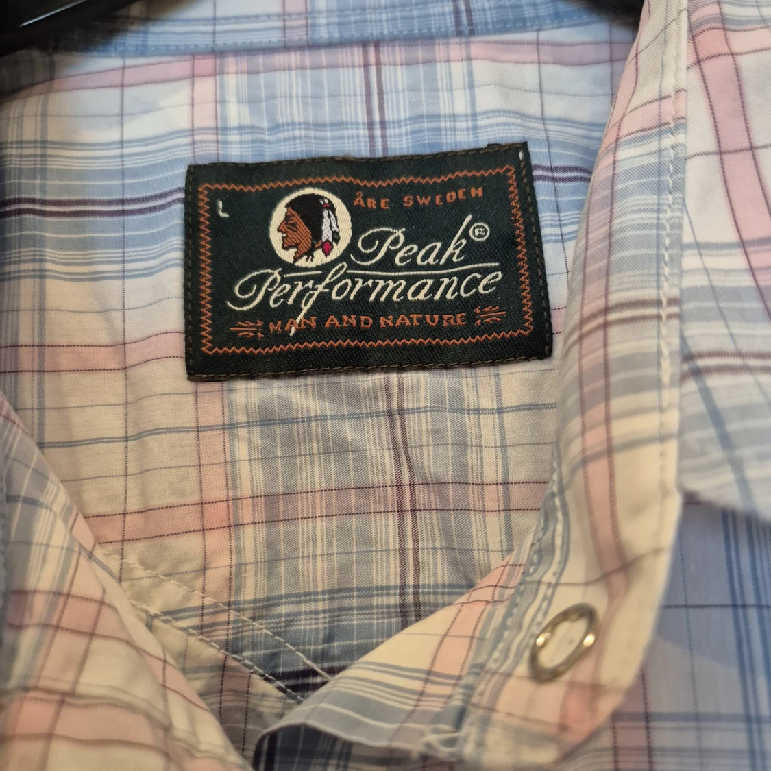 Rutig kortärmad skjorta Peak Performance - 1