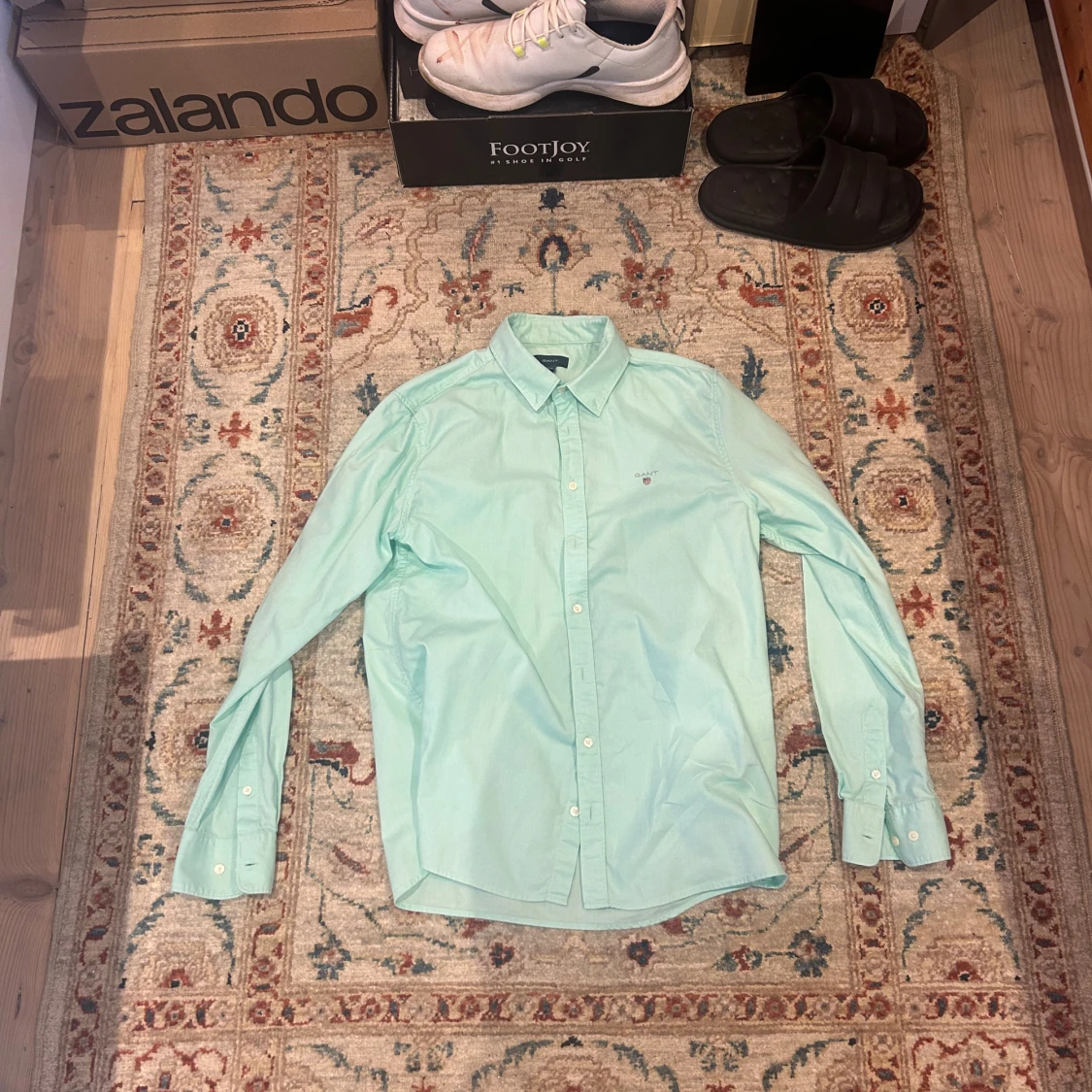 Mintgrön skjorta från Gant
