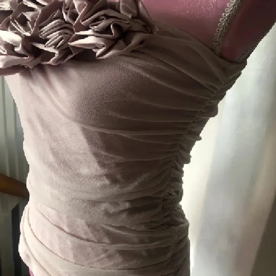 Ljusrosa bandeau tubtopp - 1