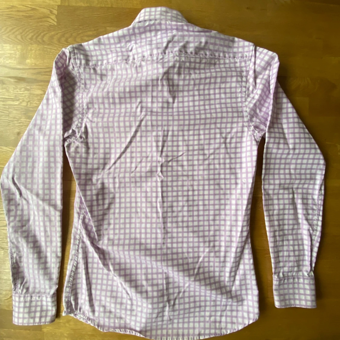 Ljuslila rutig skjorta från Stenströms - 2