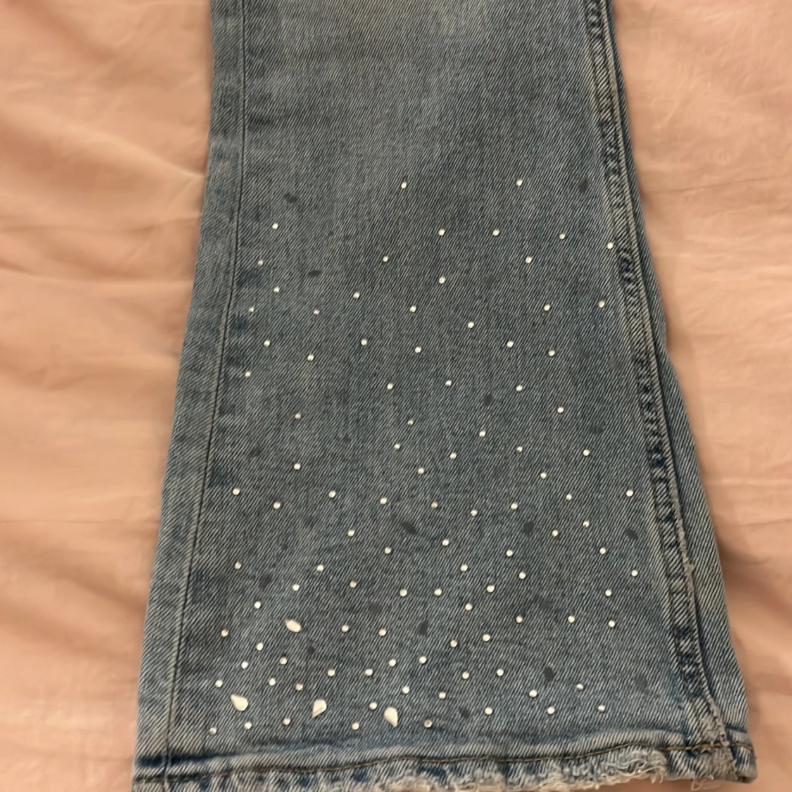 Ljusblå bootcut jeans💕 - 3