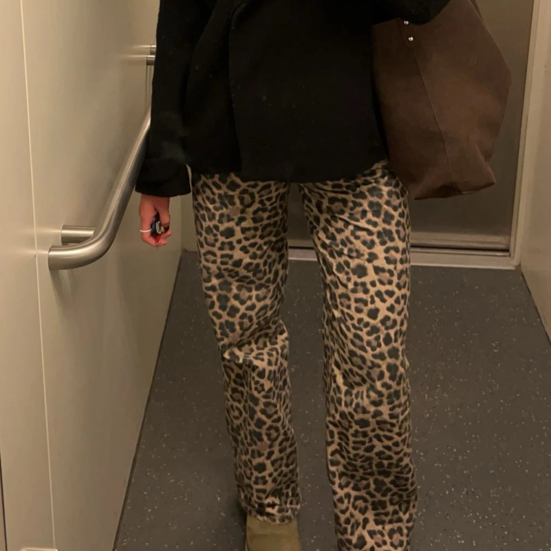 Leopardmönstrade  jeans - 2