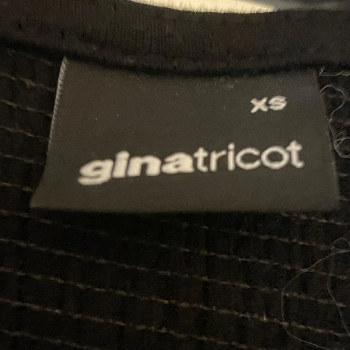 Svart knyt topp  - 3