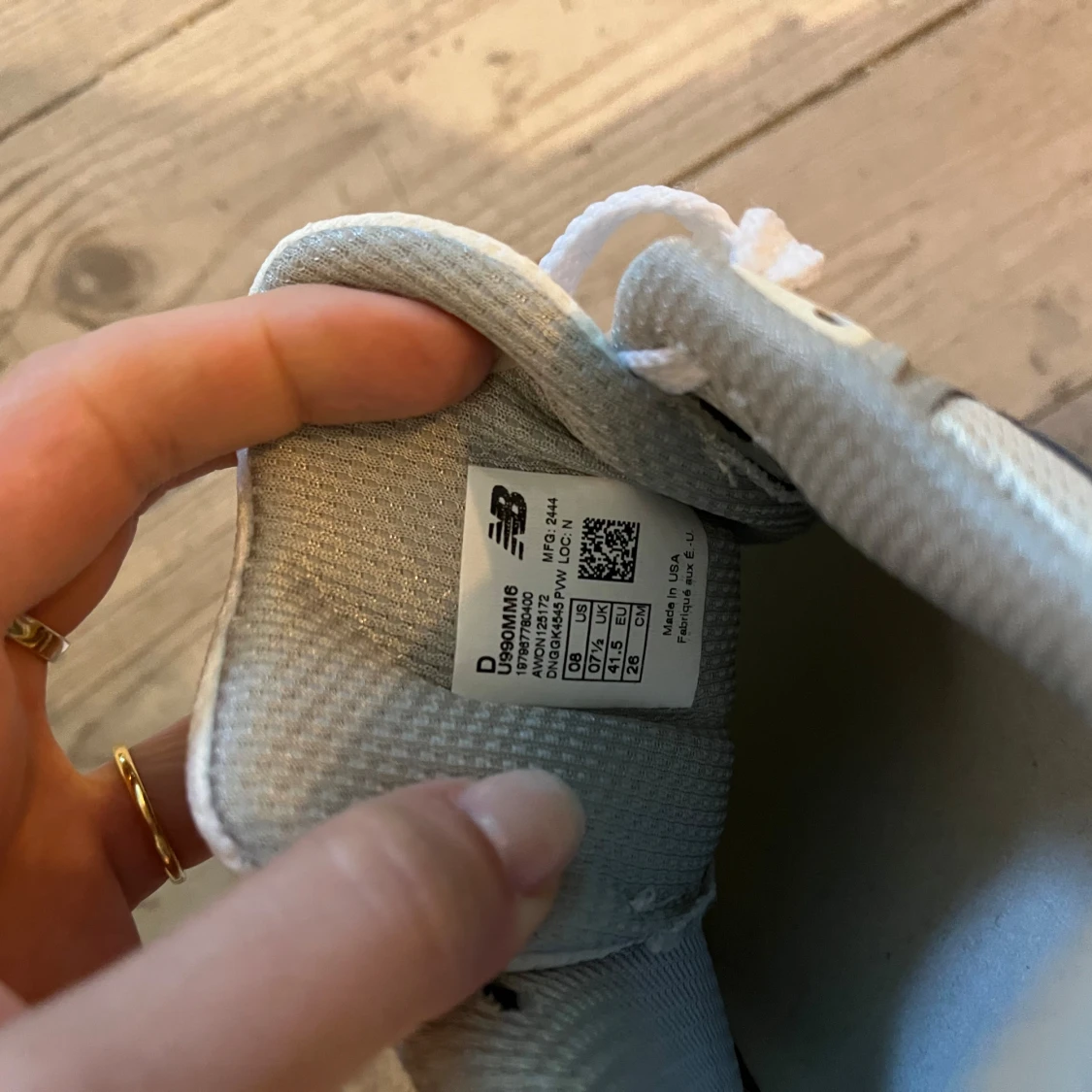 New Balance 990 sneakers grå/vit - 2