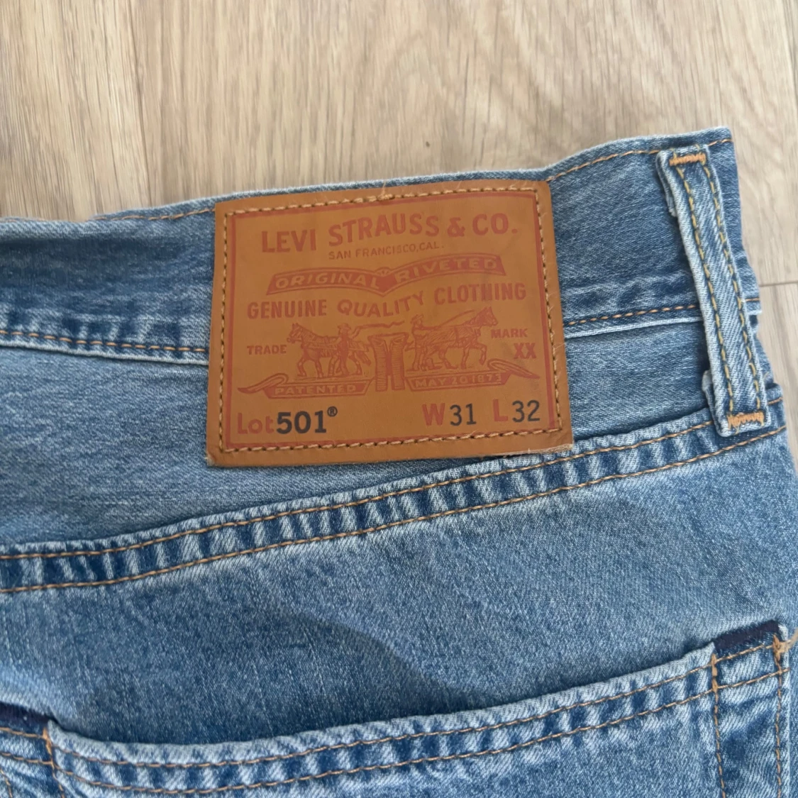 Levi's 501 blå jeans W31 L32 - 2