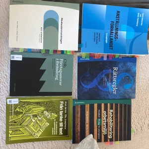 Kurslitteratur - Lite kurslitteratur. Här är länken till cambusbokhandeln: https://adlibriscampus.com/anvandare/28154-2251652 